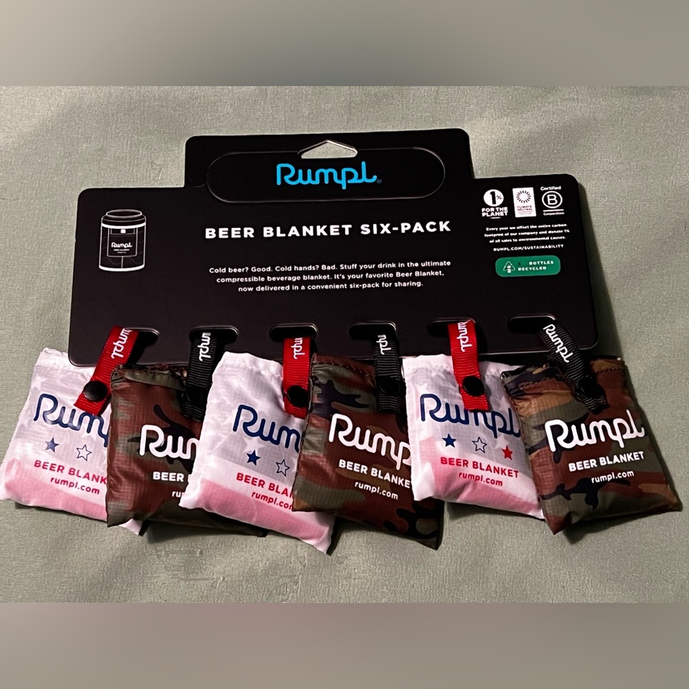 NWT Rumpl Patriotic Beer Blanket 6-pack